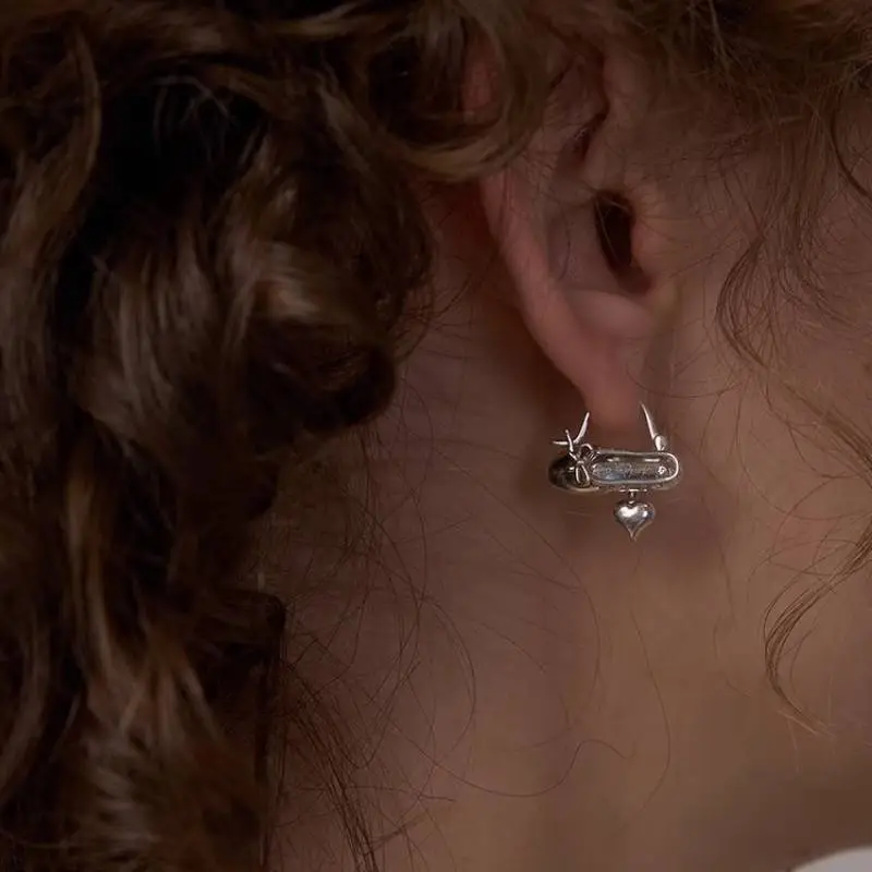 Elegant Heart Earring-1