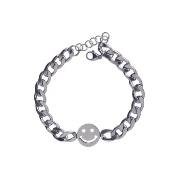 Smiley Face Titanium Steel Bracelet