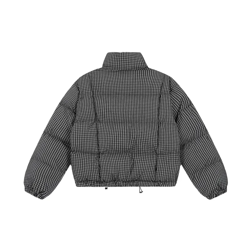 Retro Sporty Loose Quilted Jacket Women-1