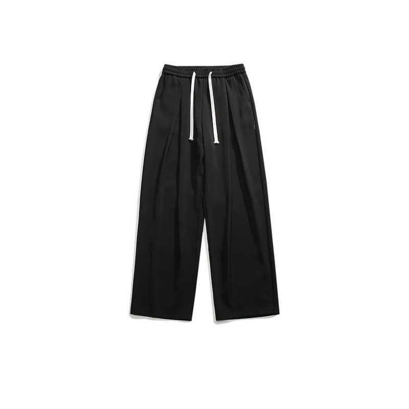 Loose Straight Wide Leg Casual Pants-0