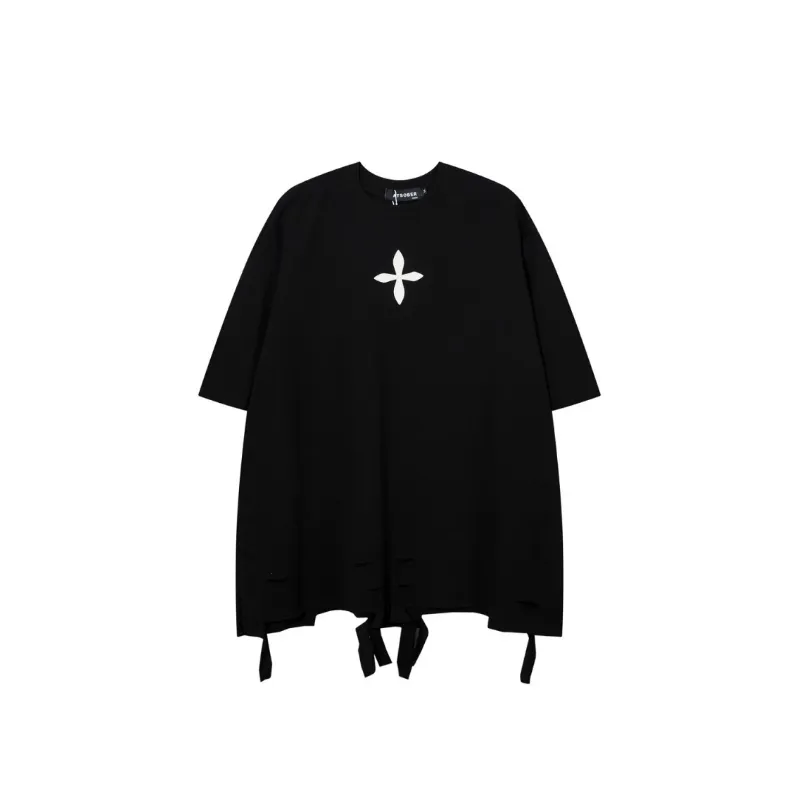 Street Loose 100% Cotton T Shirt-0