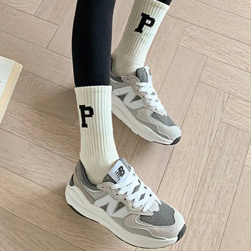 Fashionable Sporty Cotton Mid Calf Sock-5