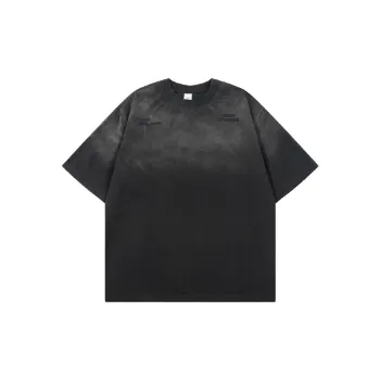 Fashionable Ombre Cotton T Shirt Unisex