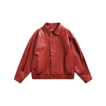 Cool Fashionable PU Leather Jacket