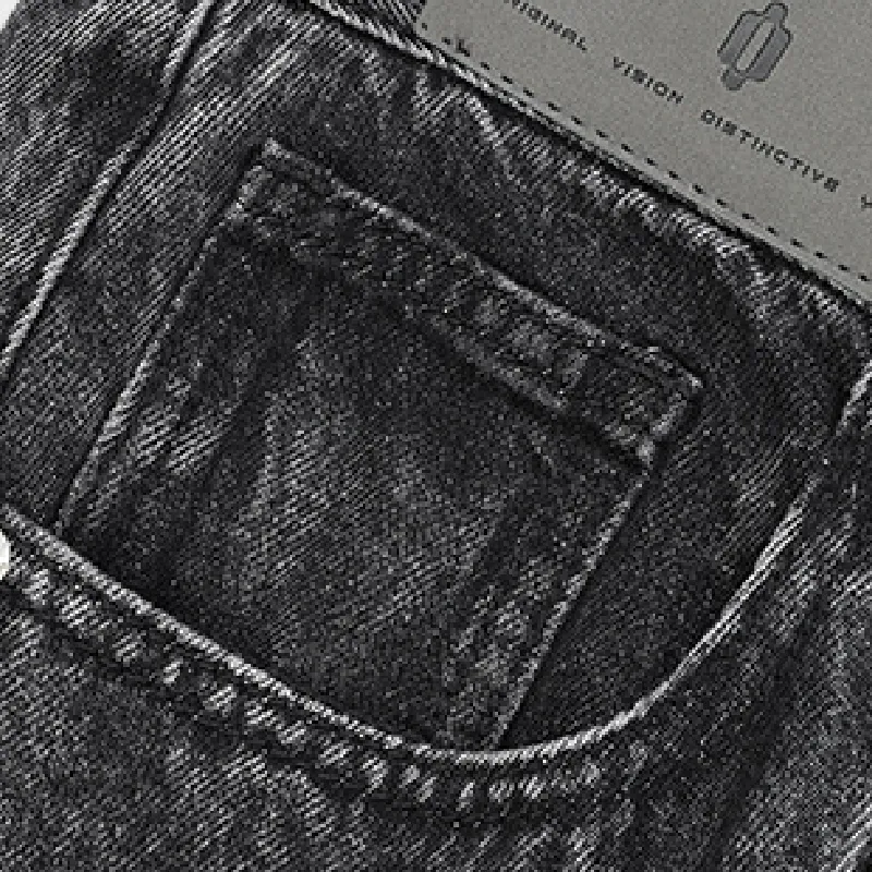 Simple Loose Jeans-5