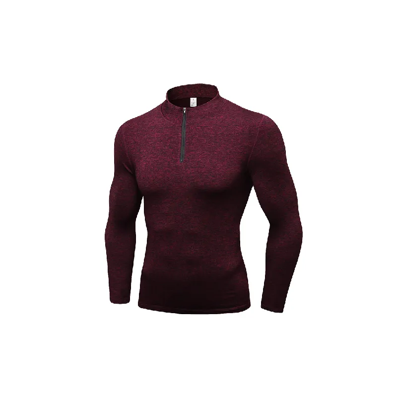 Simple Plain Polyester T Shirt-12
