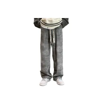 Pendant Wide leg Tie dyed Corduroy Pants