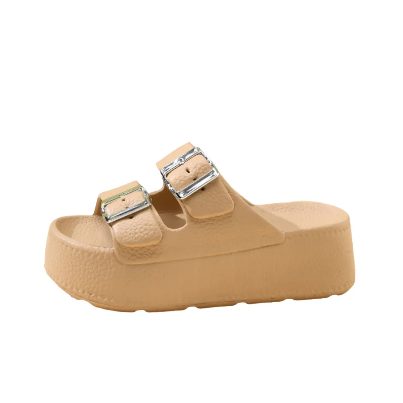 Casual Plain Beach Sandals-3