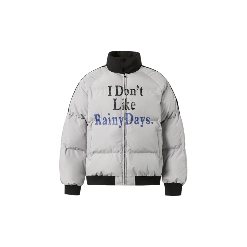 Print Fashionable Quilted Jacket-0