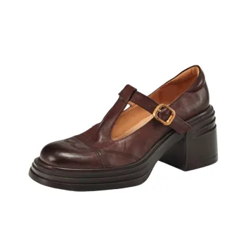 Retro Waterproof Mary Jane Shoes