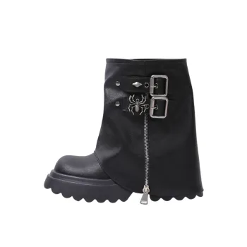 Street Zipper Ankle Boots