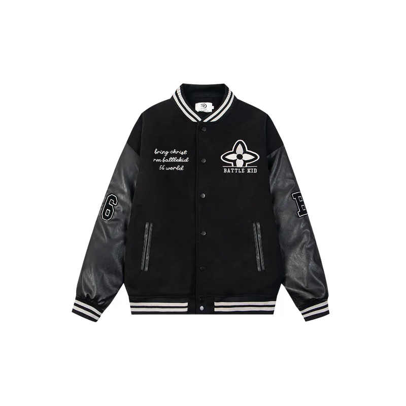 Basics Embroidered Polyester Baseball Jersey-0