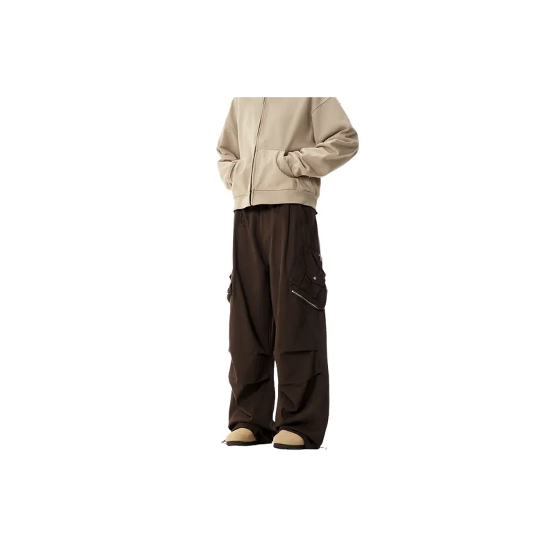 Street Simple Denim Cargo Pants-1