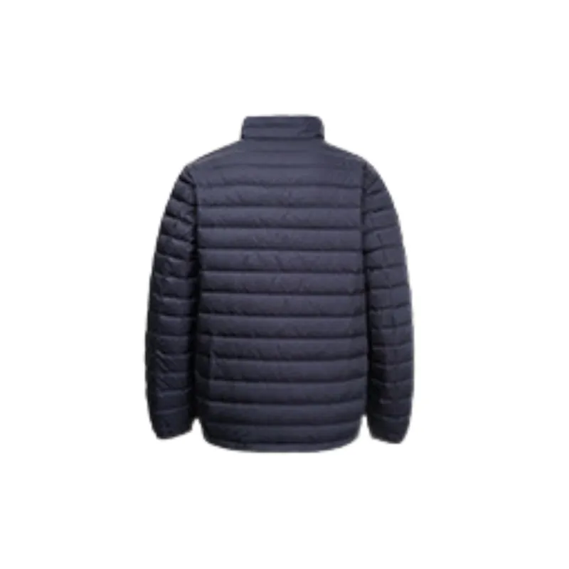 Simple Warm White Duck Down Jacket-5