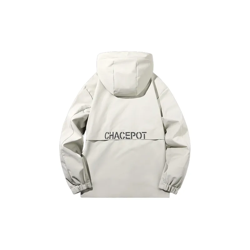 Fashionable Loose Polyester Outdoor Jacket-3