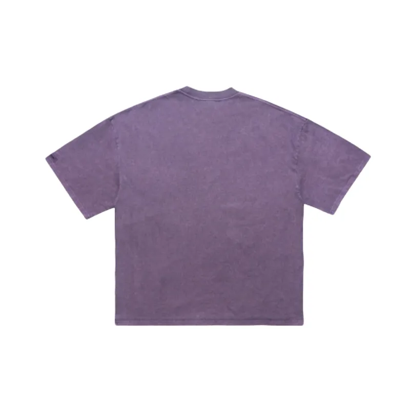 Simple Letter Print T Shirt-7