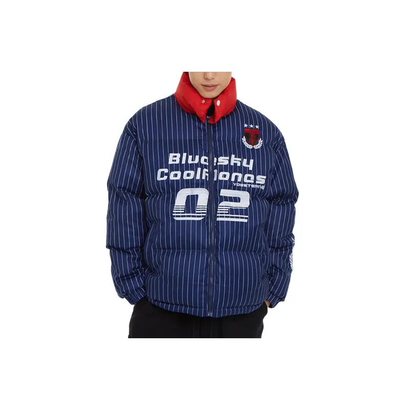 Retro Contrast Color Quilted Jacket-2