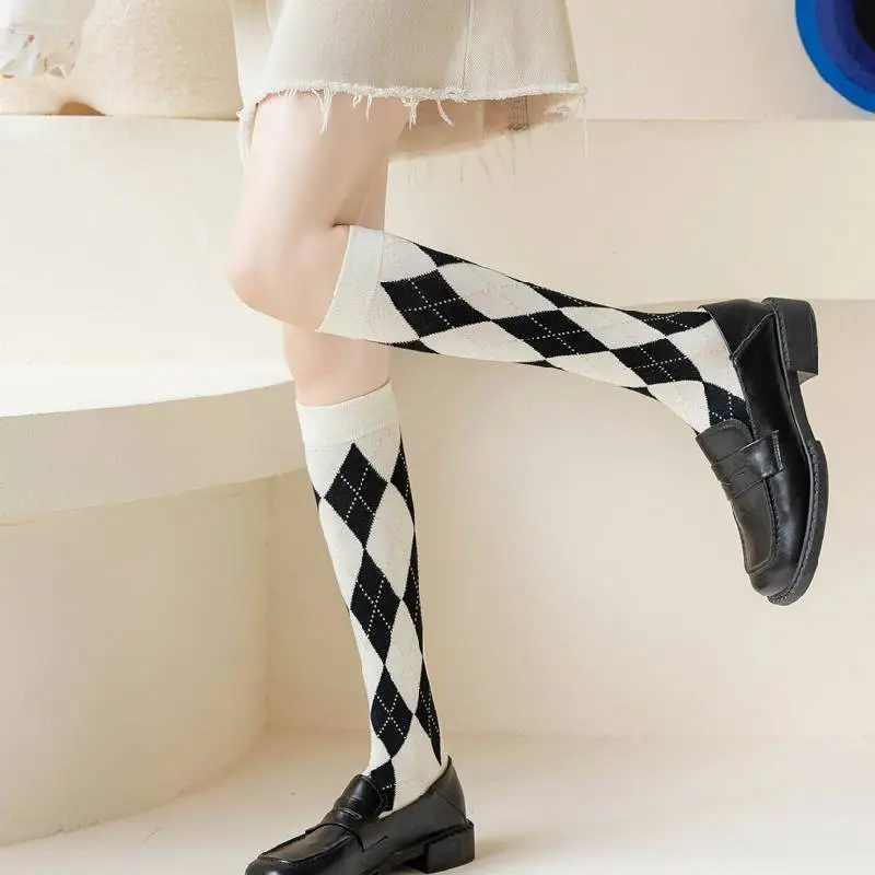 Cute Fashionable Polyester Cotton Mid Calf Sock-2