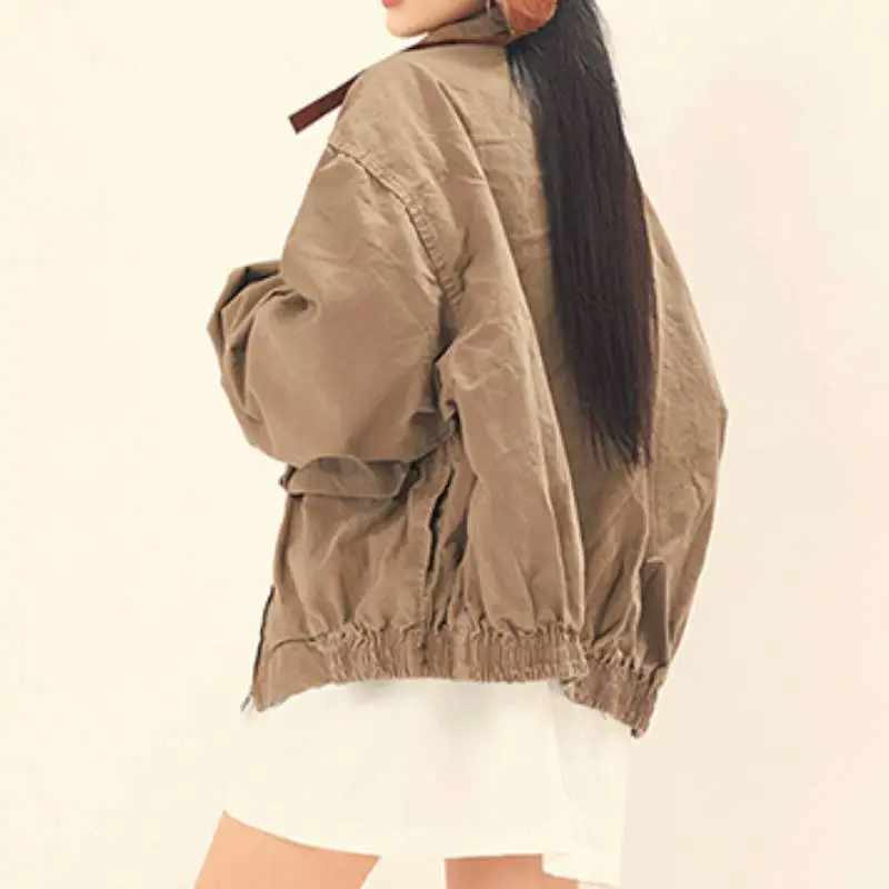 Retro Fashion Jacket Women-3