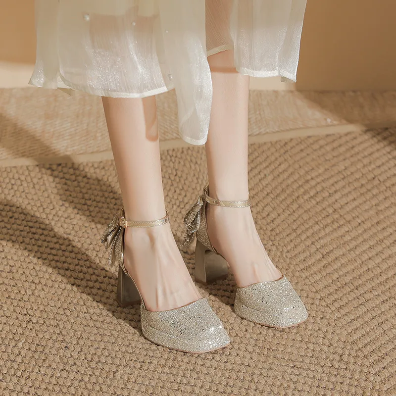 Basics Bow High Heels-4