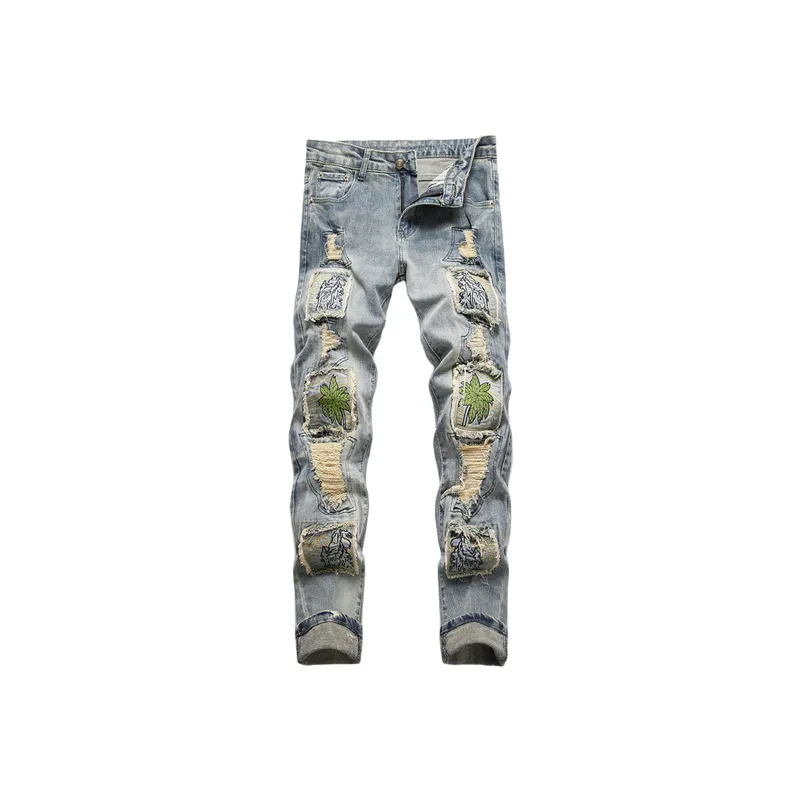 Embroidery Fashionable Jeans-0