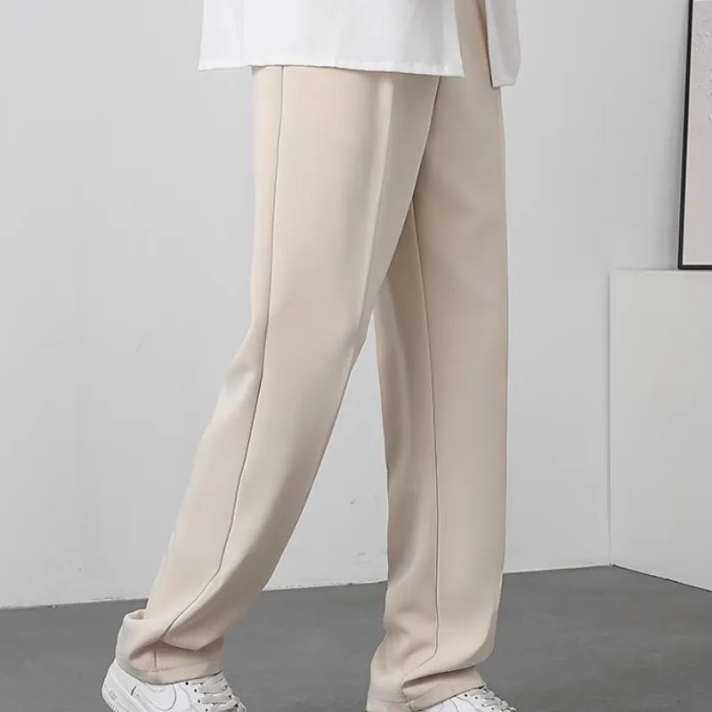 Loose Casual Cotton Blended Fabric Casual Pants-1