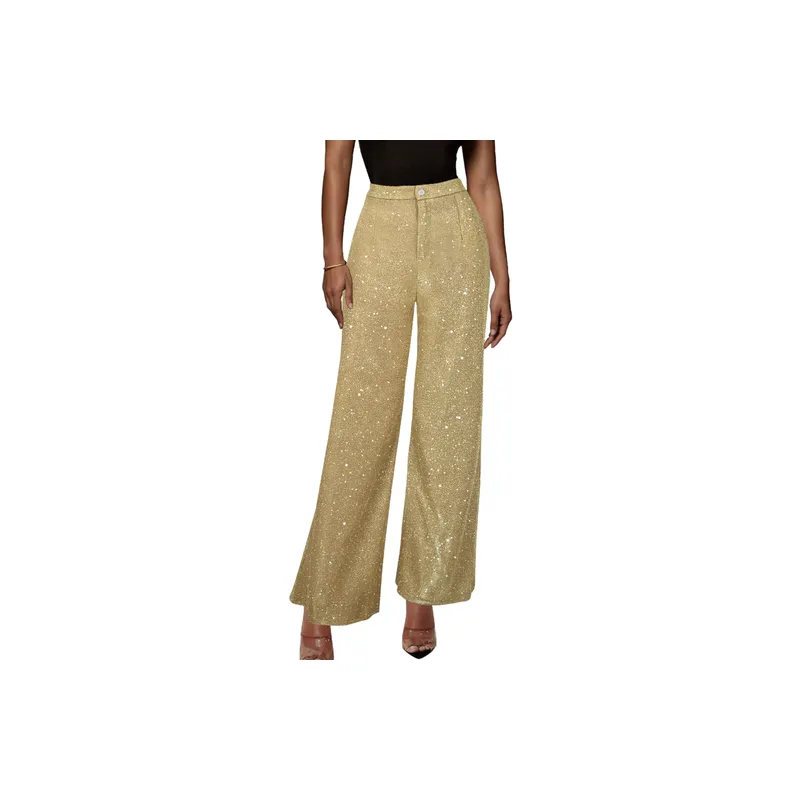 Casual Fashionable Polyester Suit Trousers Women-4