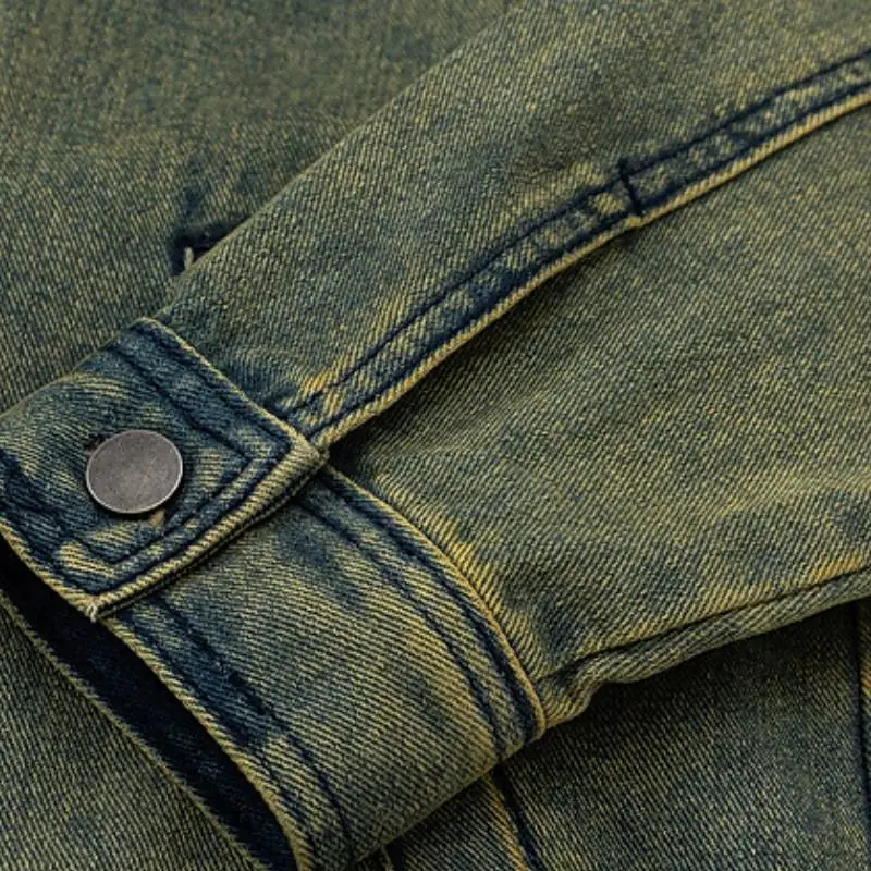 Fashionable Loose Denim Jacket-3