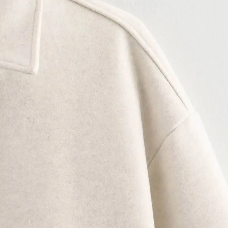 Funky Plain Polyester Jacket-6