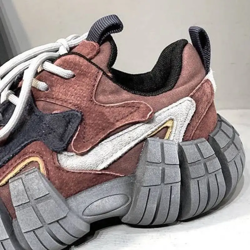 Retro Sporty Chunky Sneakers-5