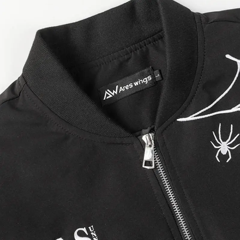 Fashionable Spider Embroidered Jacket-3