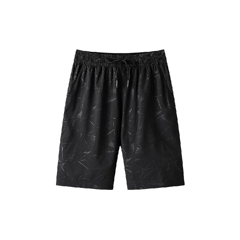 Casual Loose Blended Synthetic Fabrics Sports Shorts-0