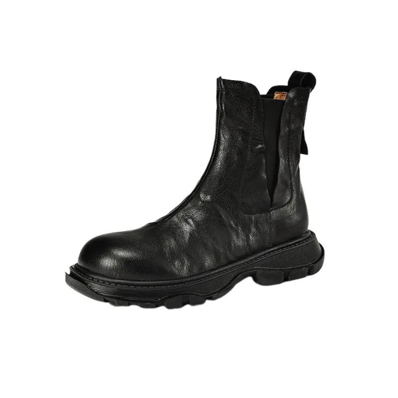 Retro Plain Martin Boot-0