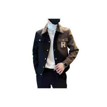 Contrast Color Casual Jacket