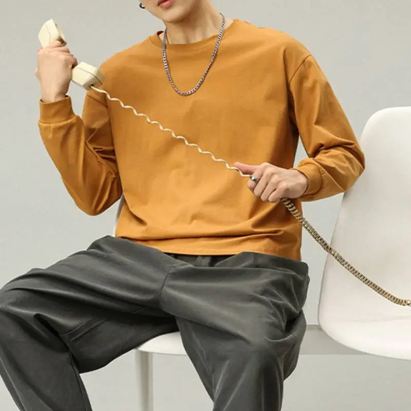 Casual Plain T Shirt-3