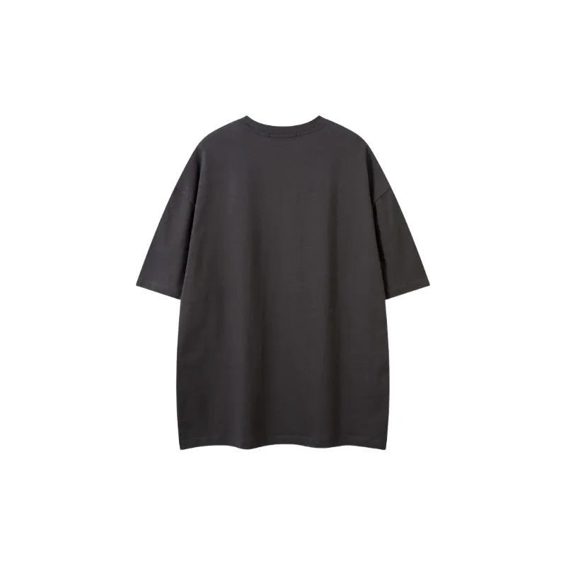Loose Casual 100% Cotton T Shirt-5