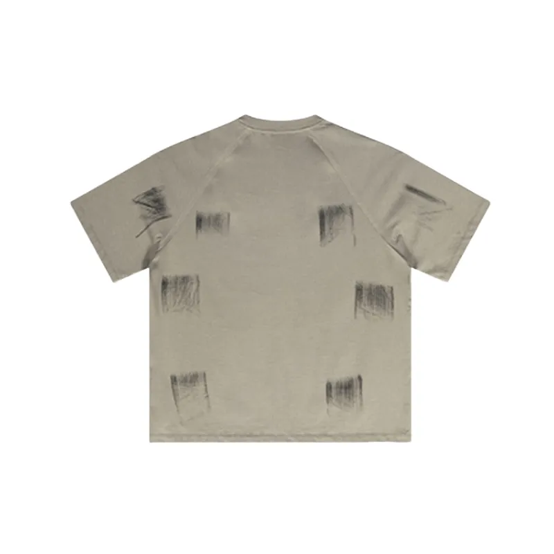 Retro Loose Cotton T Shirt-5