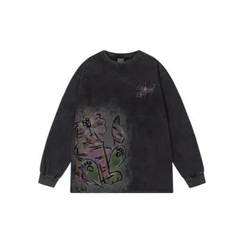 Wash Water Long Sleeve T shirt