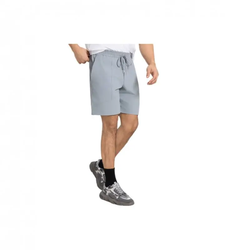 Sporty Breathable Cotton Blended Fabric Casual Shorts-7