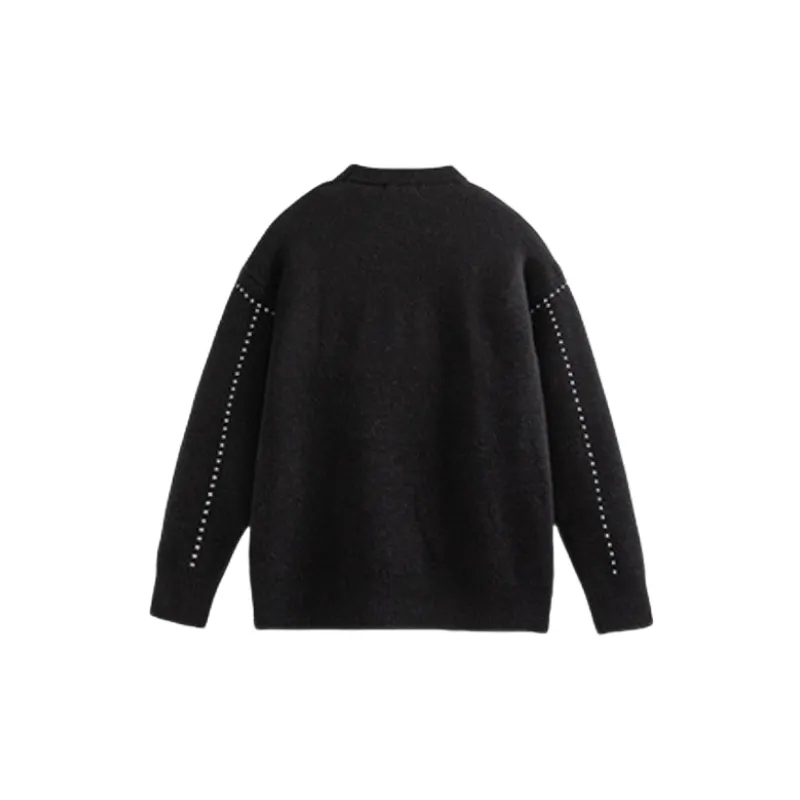 Loose Breathable Acrylic Fibres Sweater-1