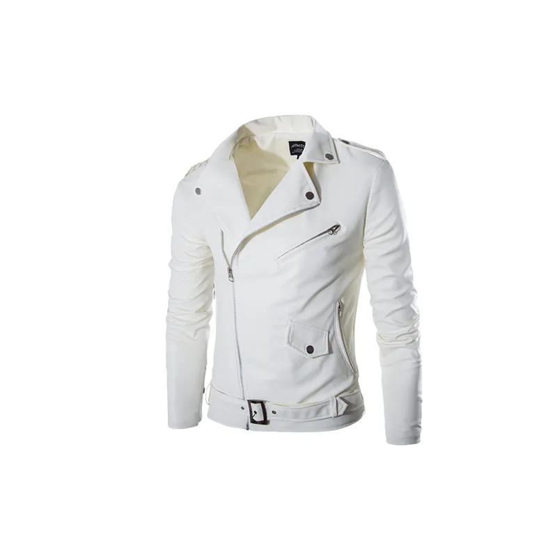 Casual Cool PU Leather Jacket-0