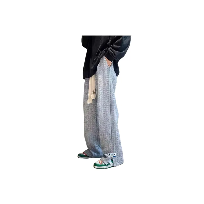 Loose Casual Knit Sweatpants-2