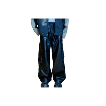 Street Retro PU Leather Pants