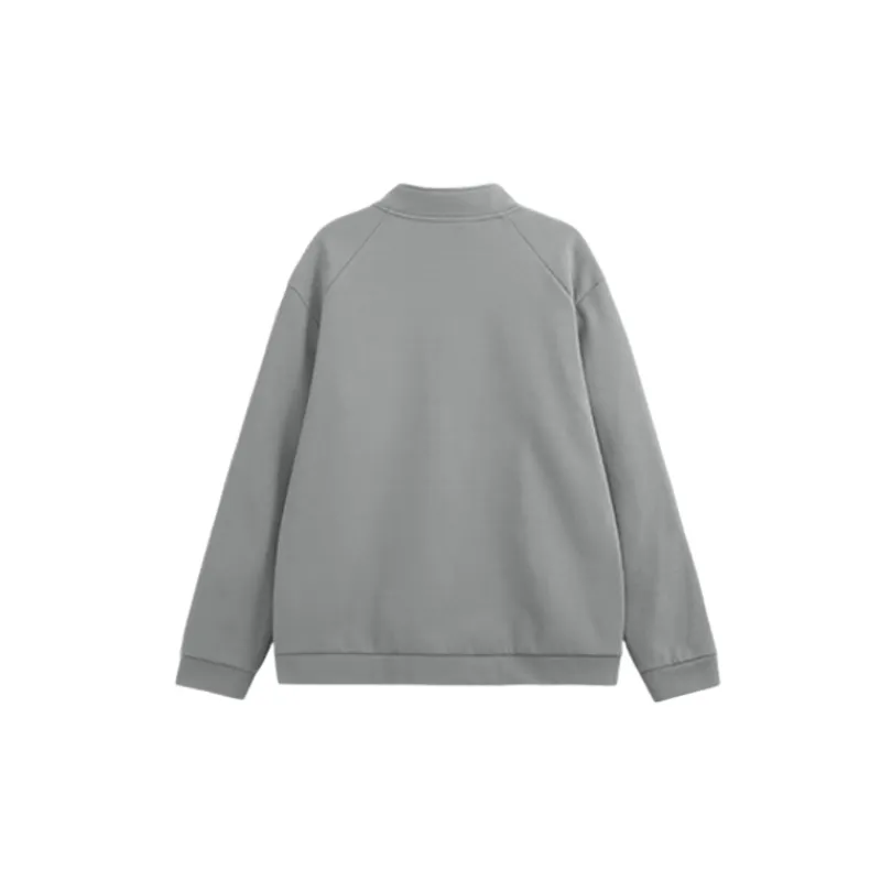 Basics Simple 100% Polyester Velvet Jacket-1