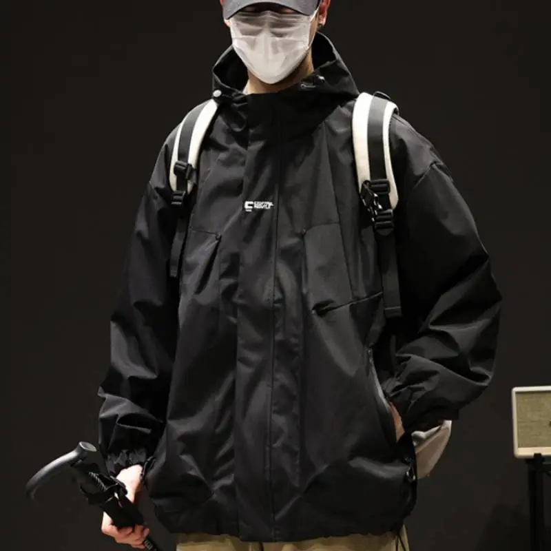 Loose Waterproof Outdoor Jacket-5