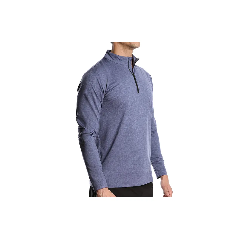 Plain Breathable Blended Synthetic Fabrics Polo-2