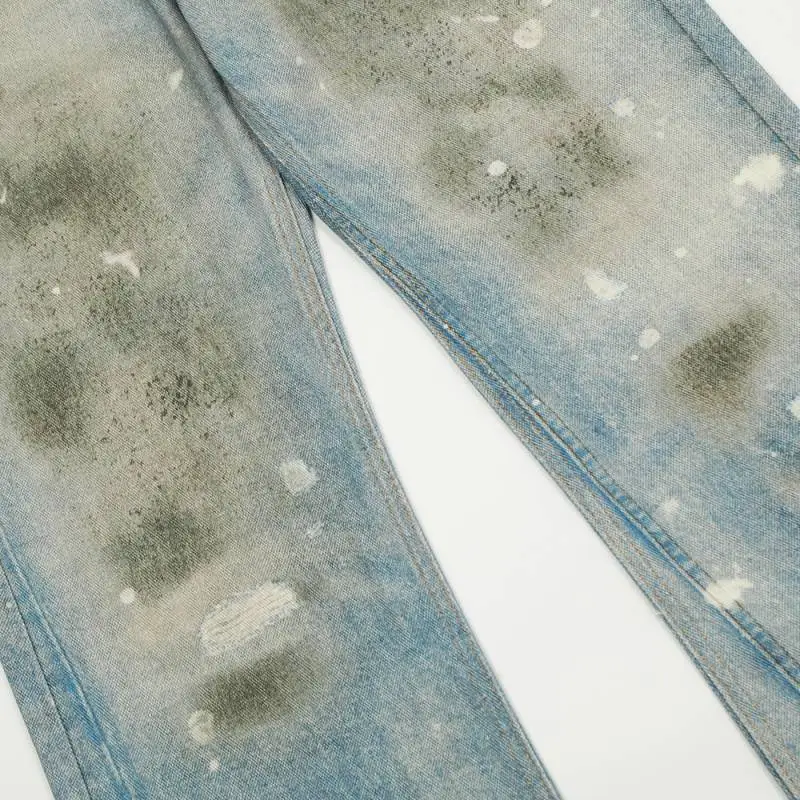 Fashionable Loose Straight Leg Jeans-3