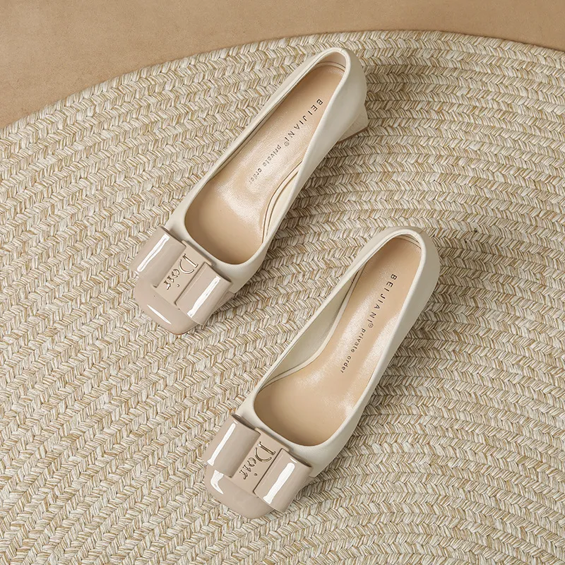 Elegant Contrast Color High Heels-1
