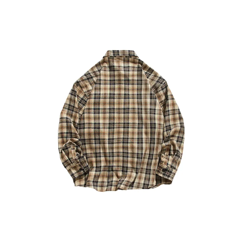 Loose Casual Cotton Blended Fabric Shirt-3