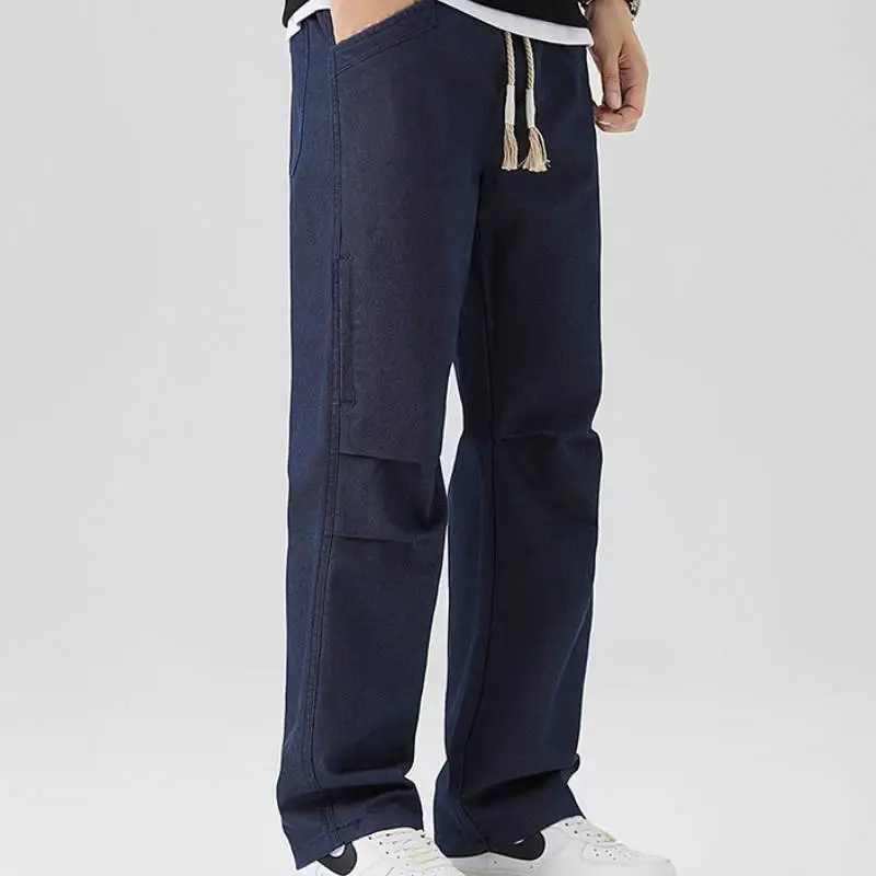Loose Fashionable Cotton Cargo Pants-1